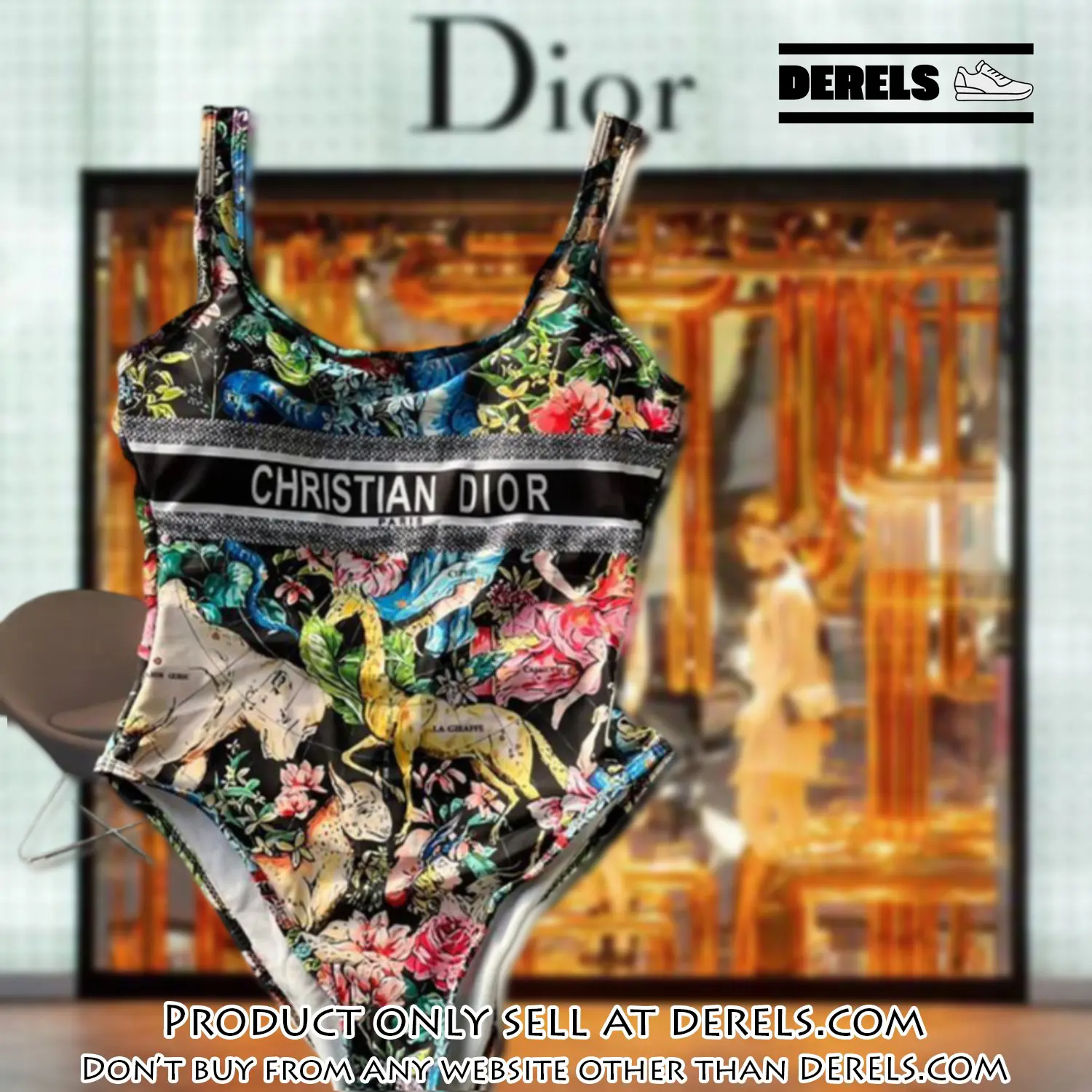 Christian dior swimwear beachwear one piece swimsuit osw1044 dr3415593